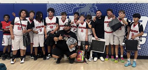 2023-24 Middle School 7th Grade boys Basketball Champions - Desert Foothills